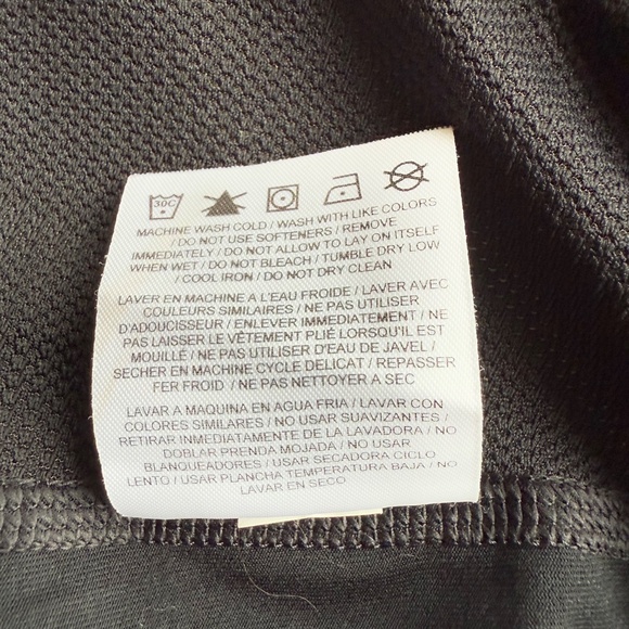 Nike Tennis Dry Fit Athletic Tank Black & White Size M - Picture 4 of 8